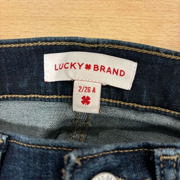 LUCKY BRAND MID RISE SKINNY AVA ankle jeans size 2 A - Picture 6 of 8